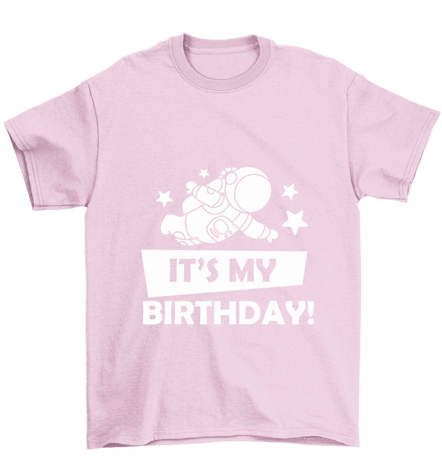 It's my birthday Children's light pink Tshirt 12-13 Years