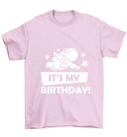 It's my birthday Children's light pink Tshirt 12-13 Years