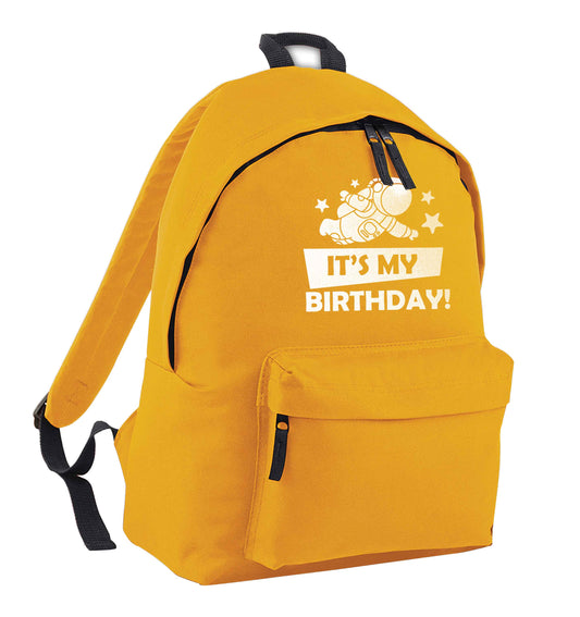 It's my birthday mustard adults backpack