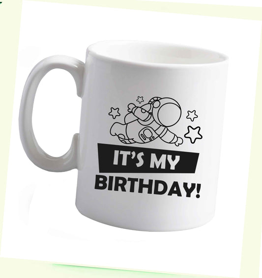 10 oz It's my birthday ceramic mug right handed