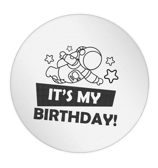 It's my birthday 24 @ 45mm matt circle stickers