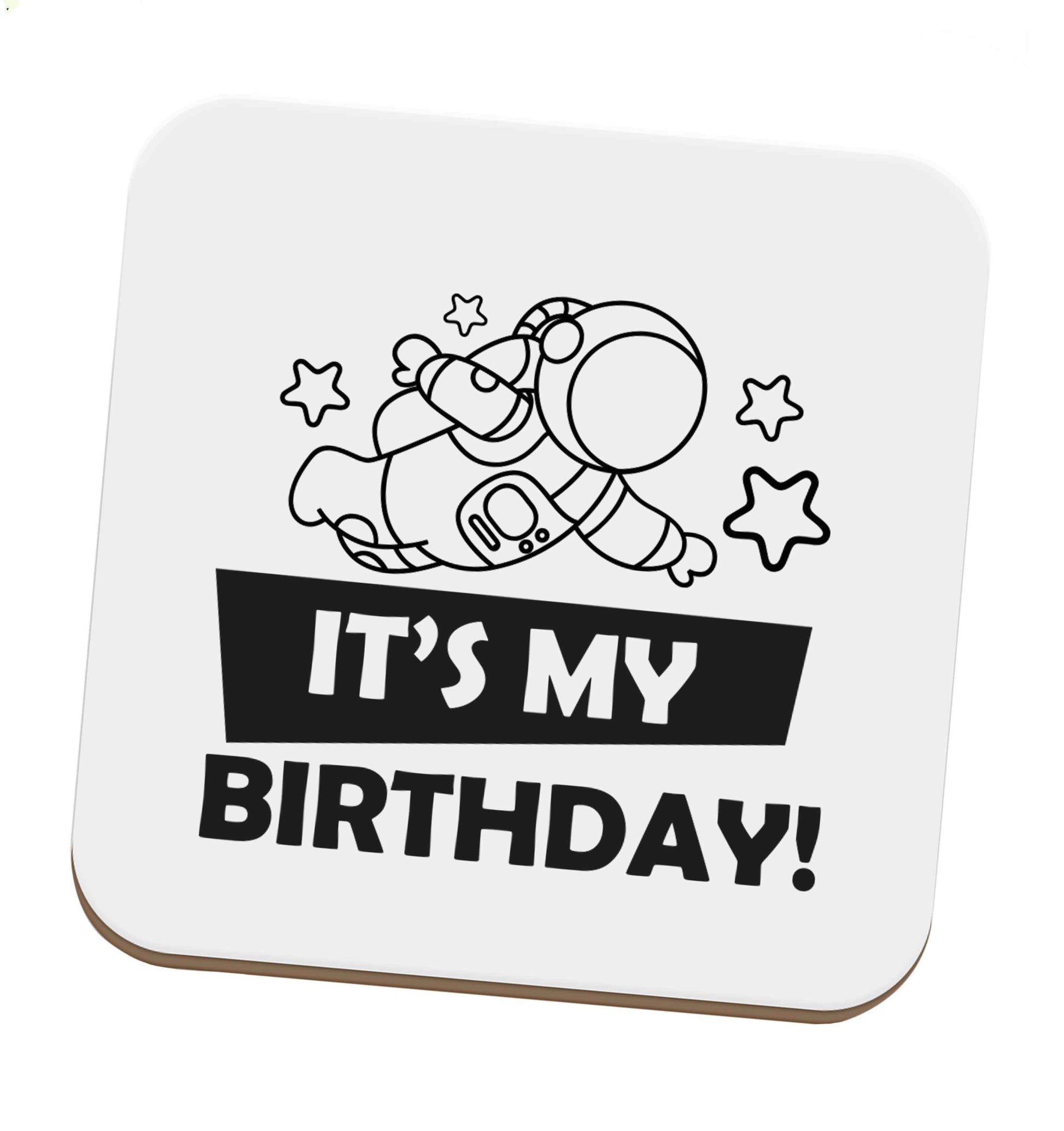 It's my birthday set of four coasters