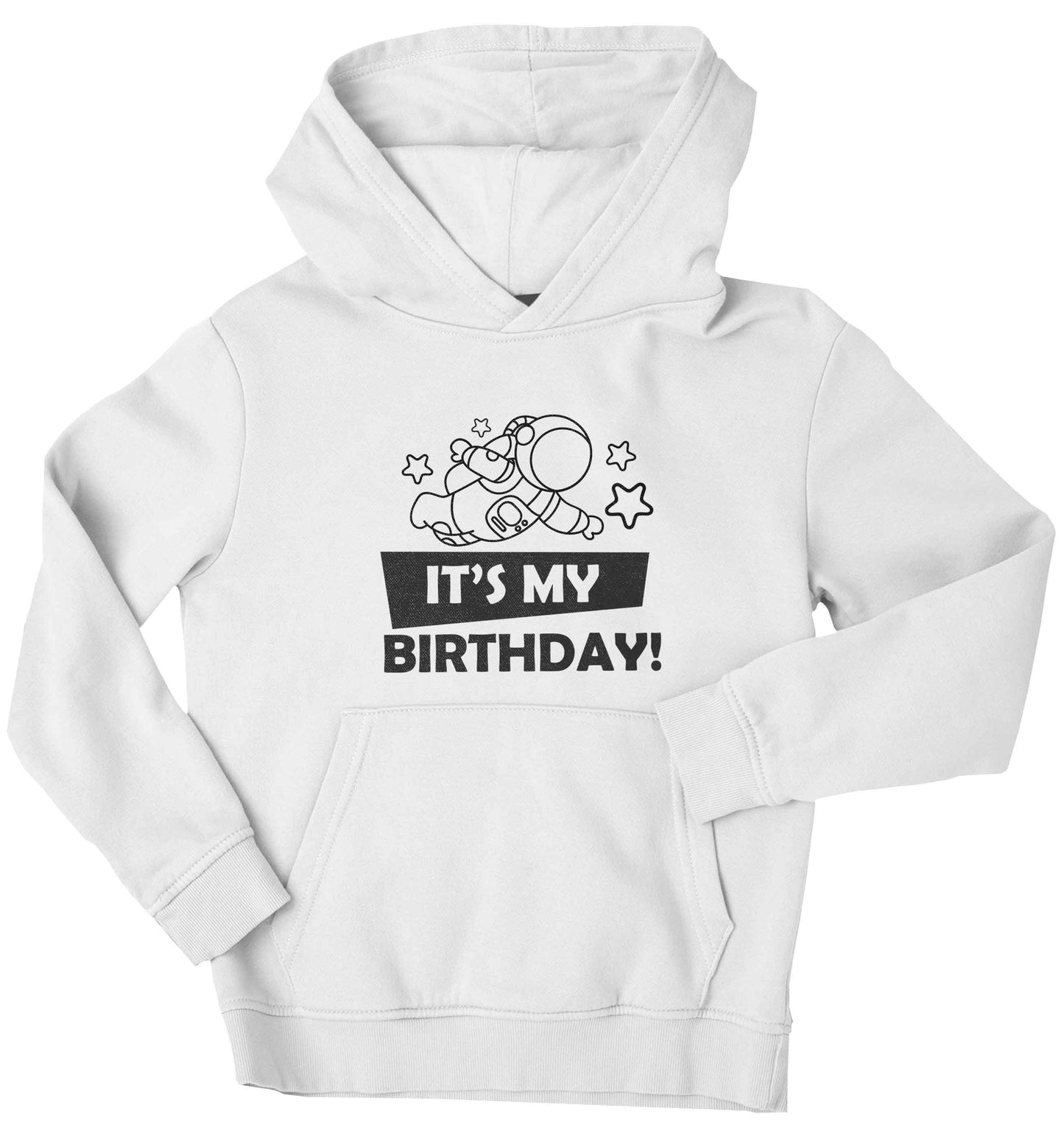 It's my birthday children's white hoodie 12-13 Years