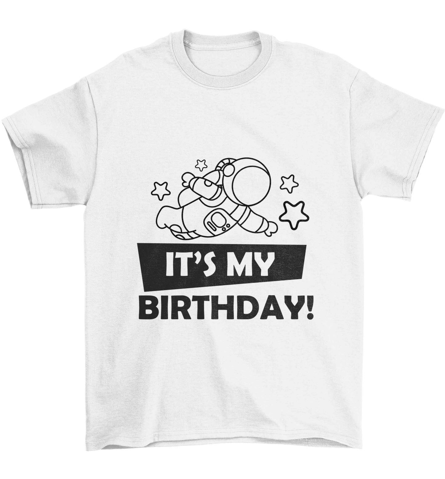 It's my birthday Children's white Tshirt 12-13 Years