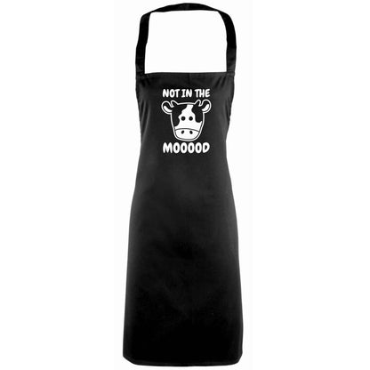 Not in the mood adults black apron