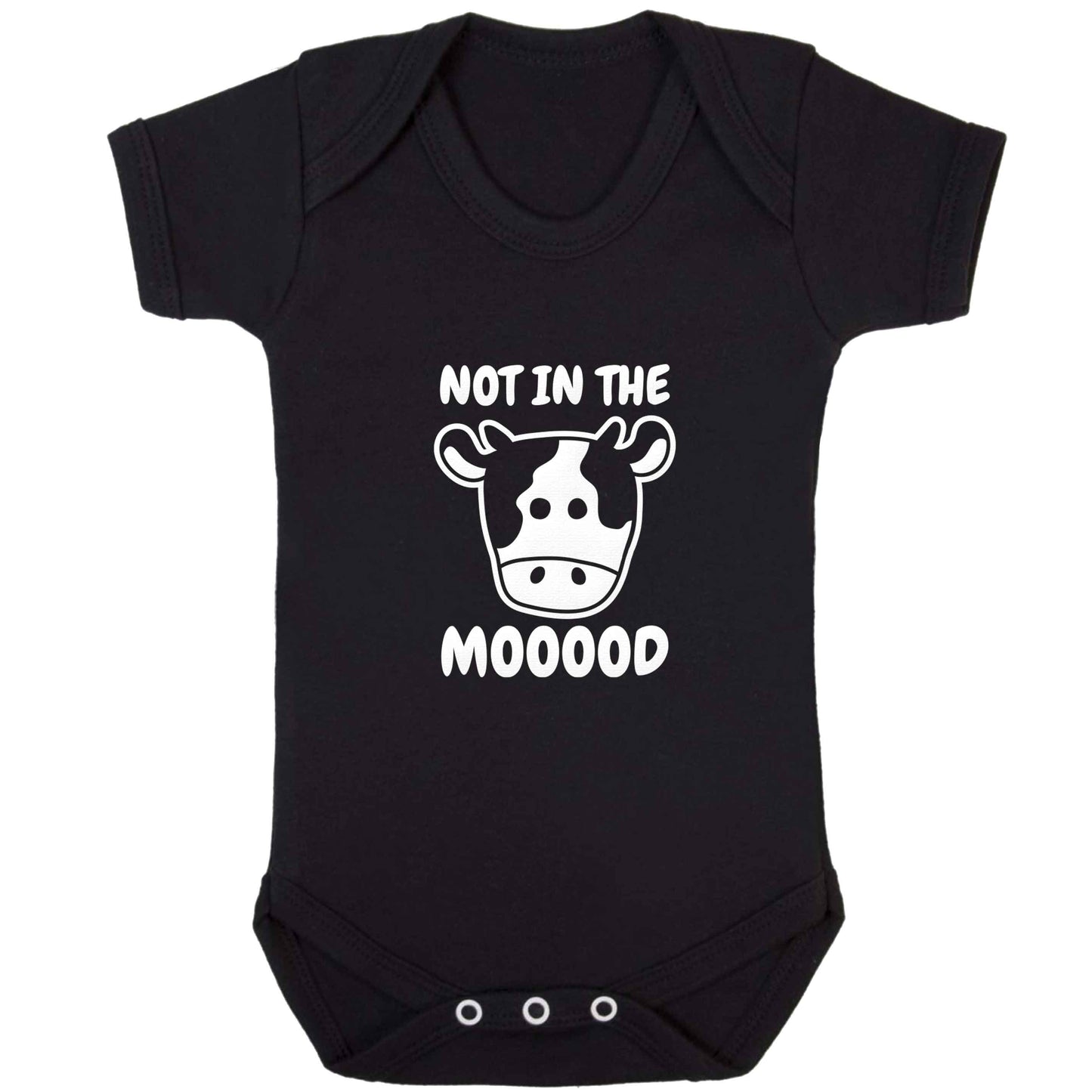 Not in the mood baby bodysuit black 18-24 months