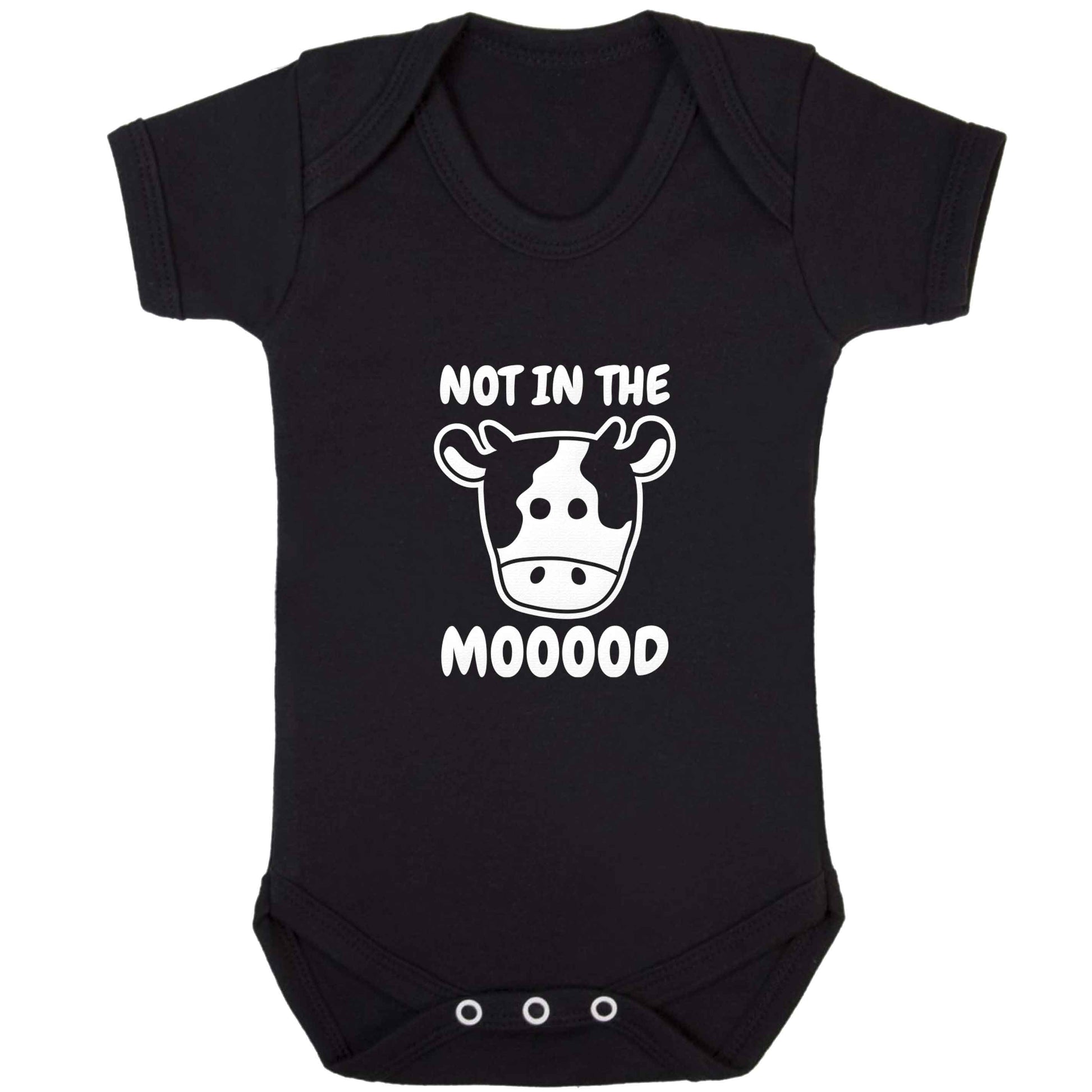 Not in the mood baby bodysuit black 18-24 months