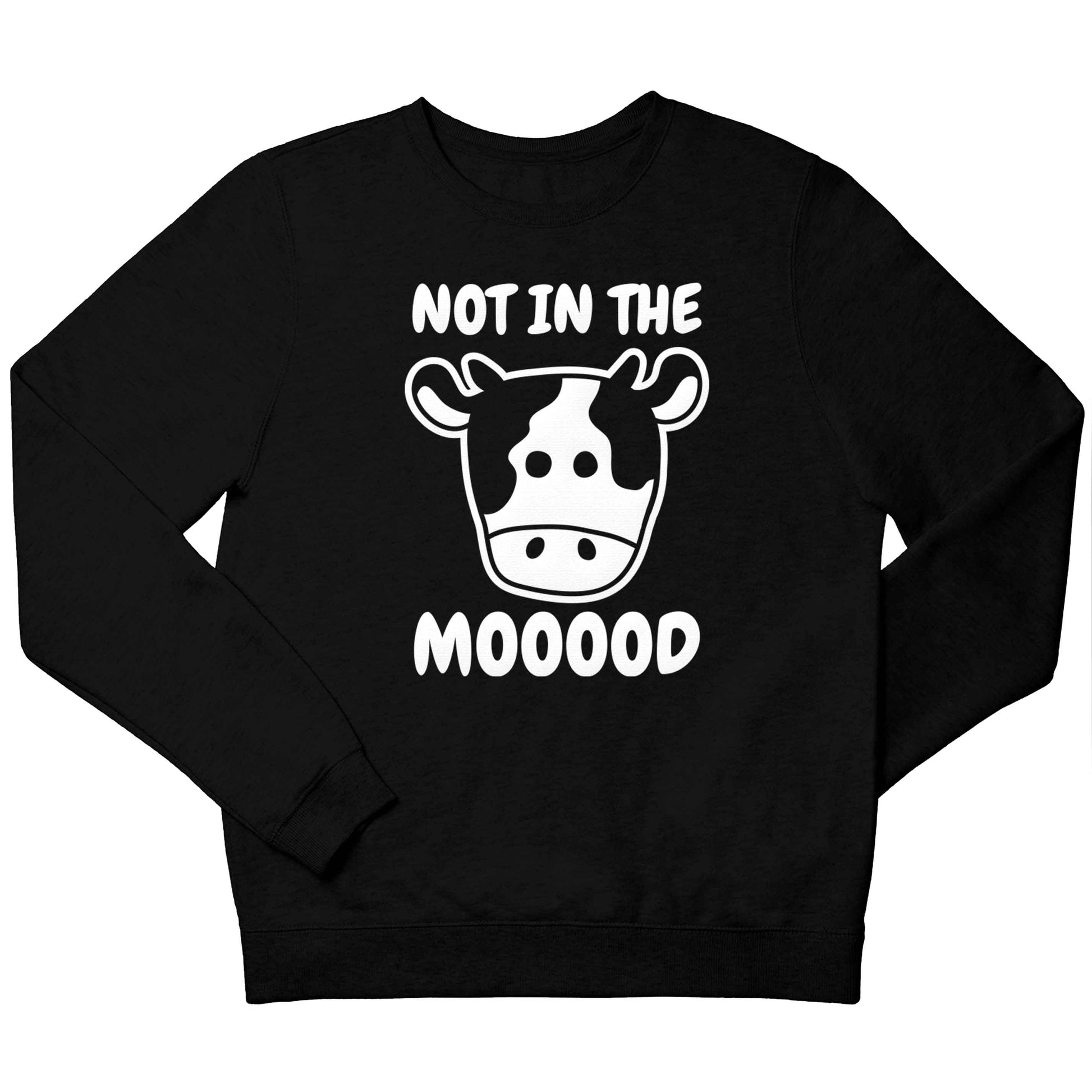 Not in the mood children's black sweater 12-13 Years