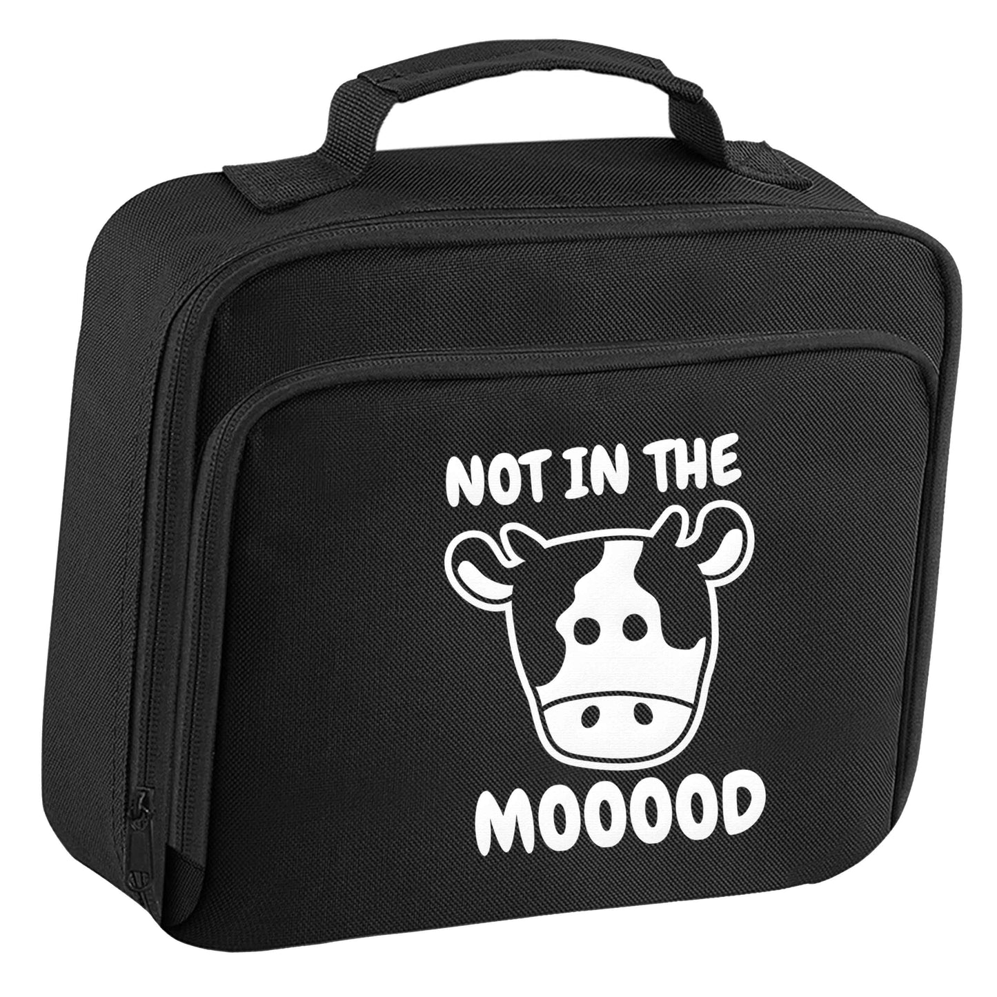 Not in the mood insulated black lunch bag cooler