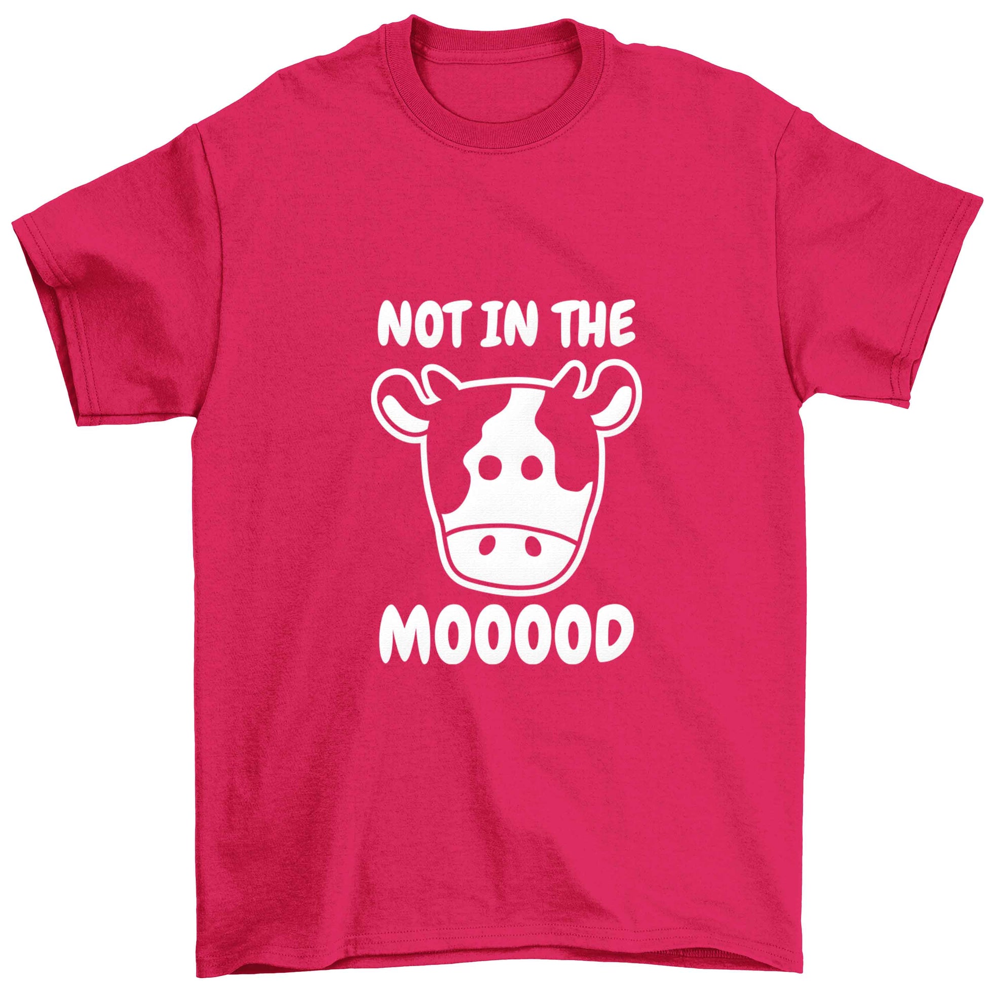 Not in the mood Children's pink Tshirt 12-13 Years
