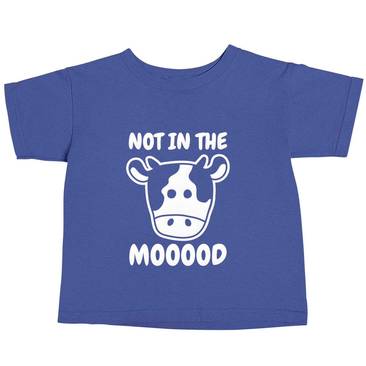 Not in the mood blue baby toddler Tshirt 2 Years