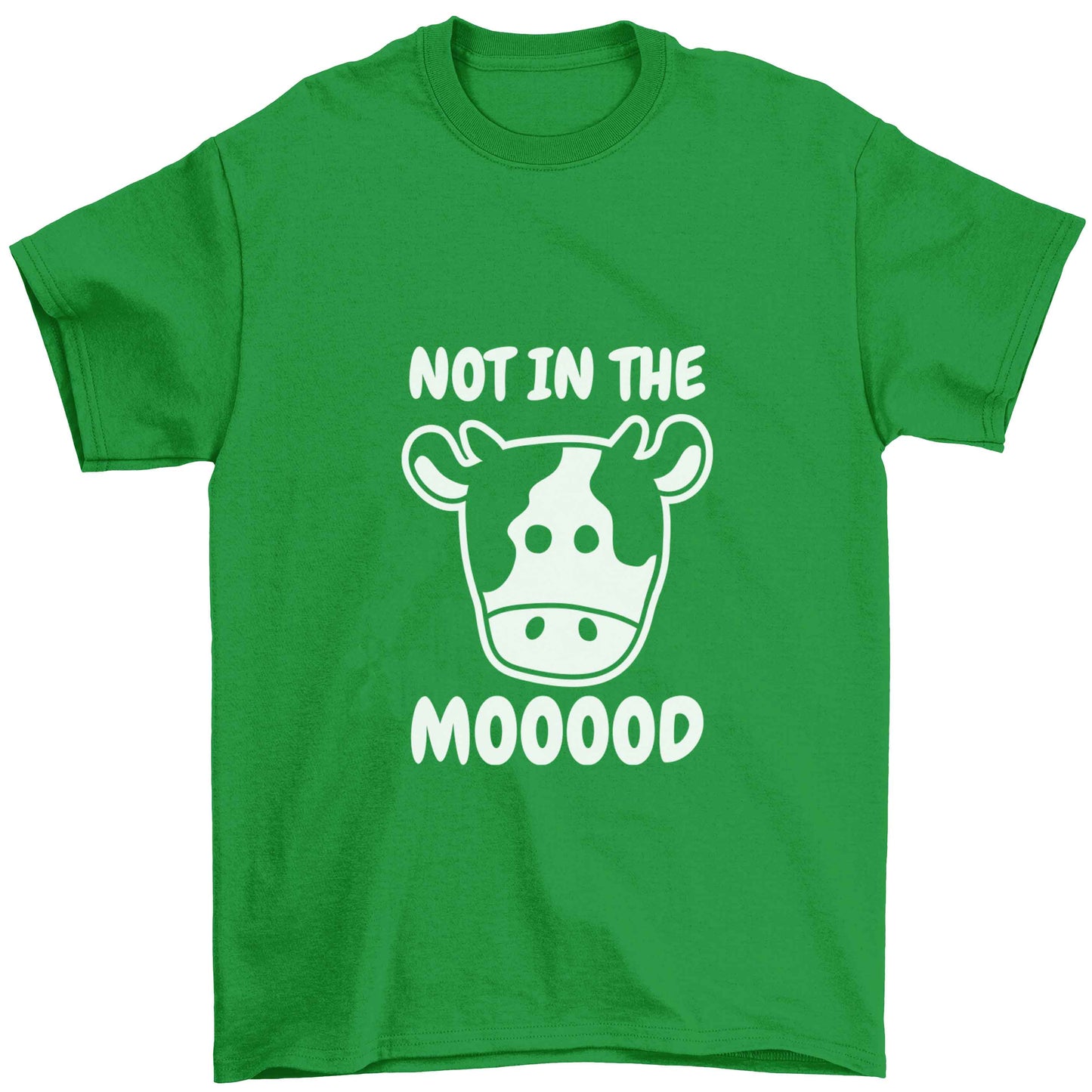Not in the mood Children's green Tshirt 12-13 Years