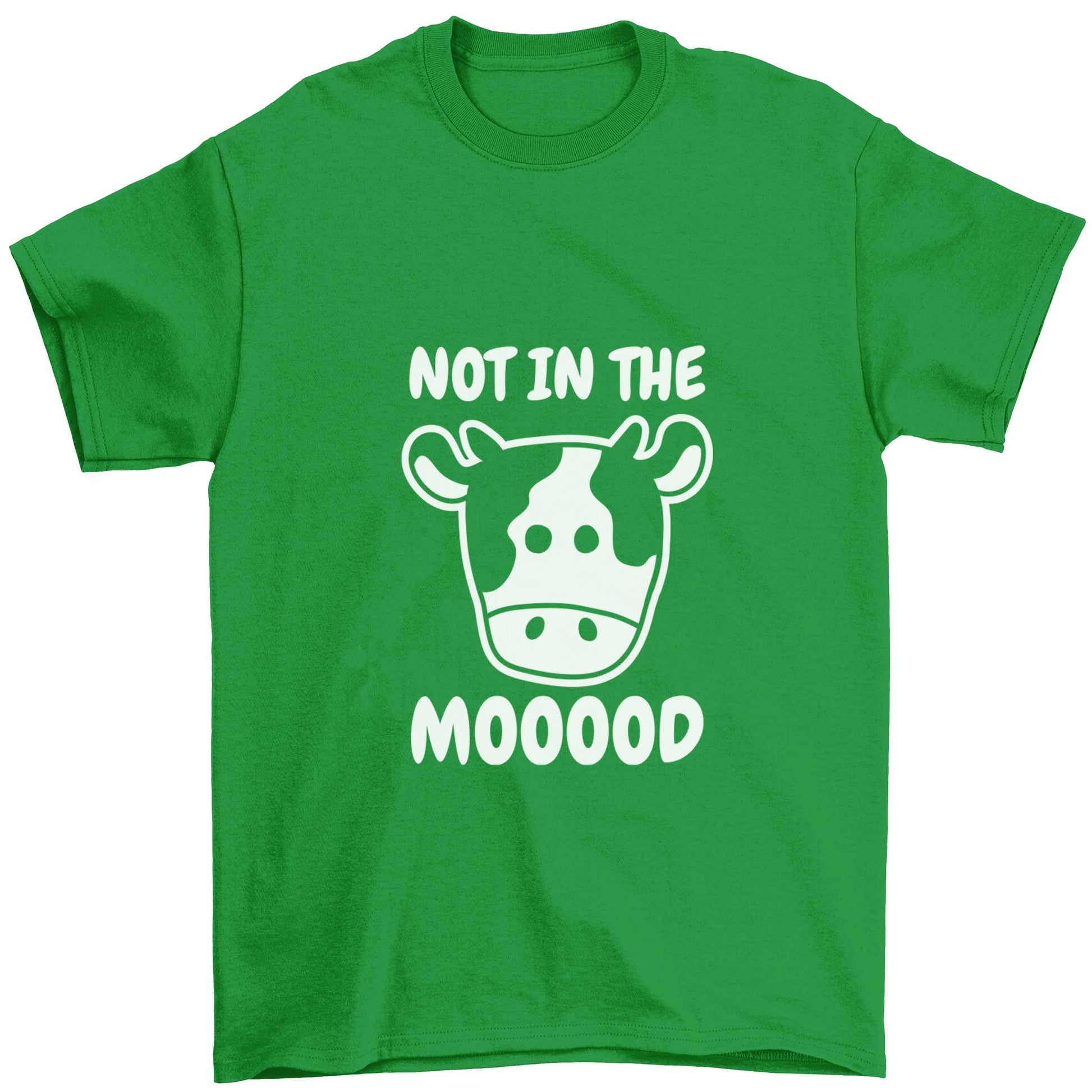 Not in the mood Children's green Tshirt 12-13 Years