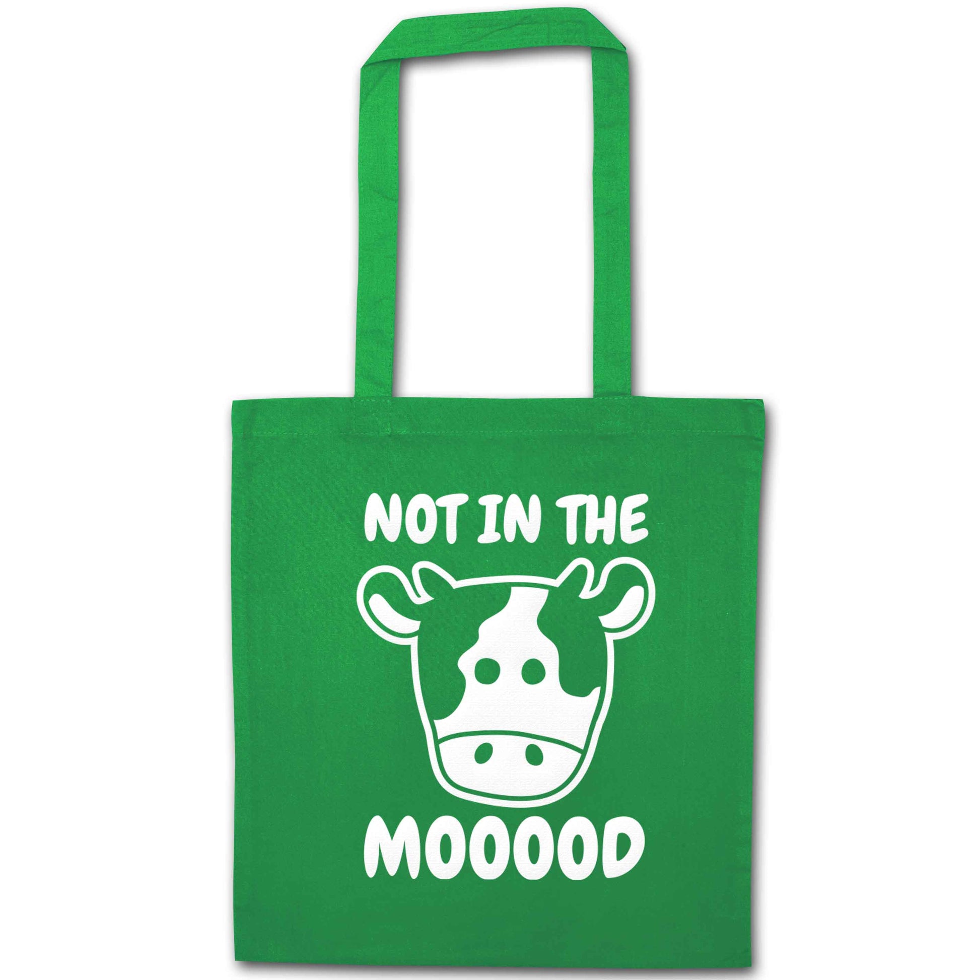 Not in the mood green tote bag