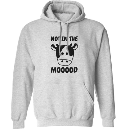 Not in the mood adults unisex grey hoodie 2XL