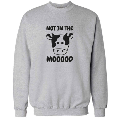 Not in the mood adult's unisex grey sweater 2XL