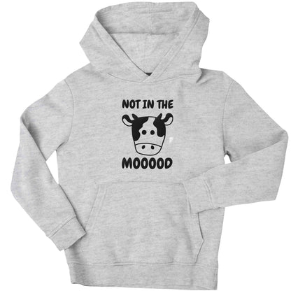 Not in the mood children's grey hoodie 12-13 Years