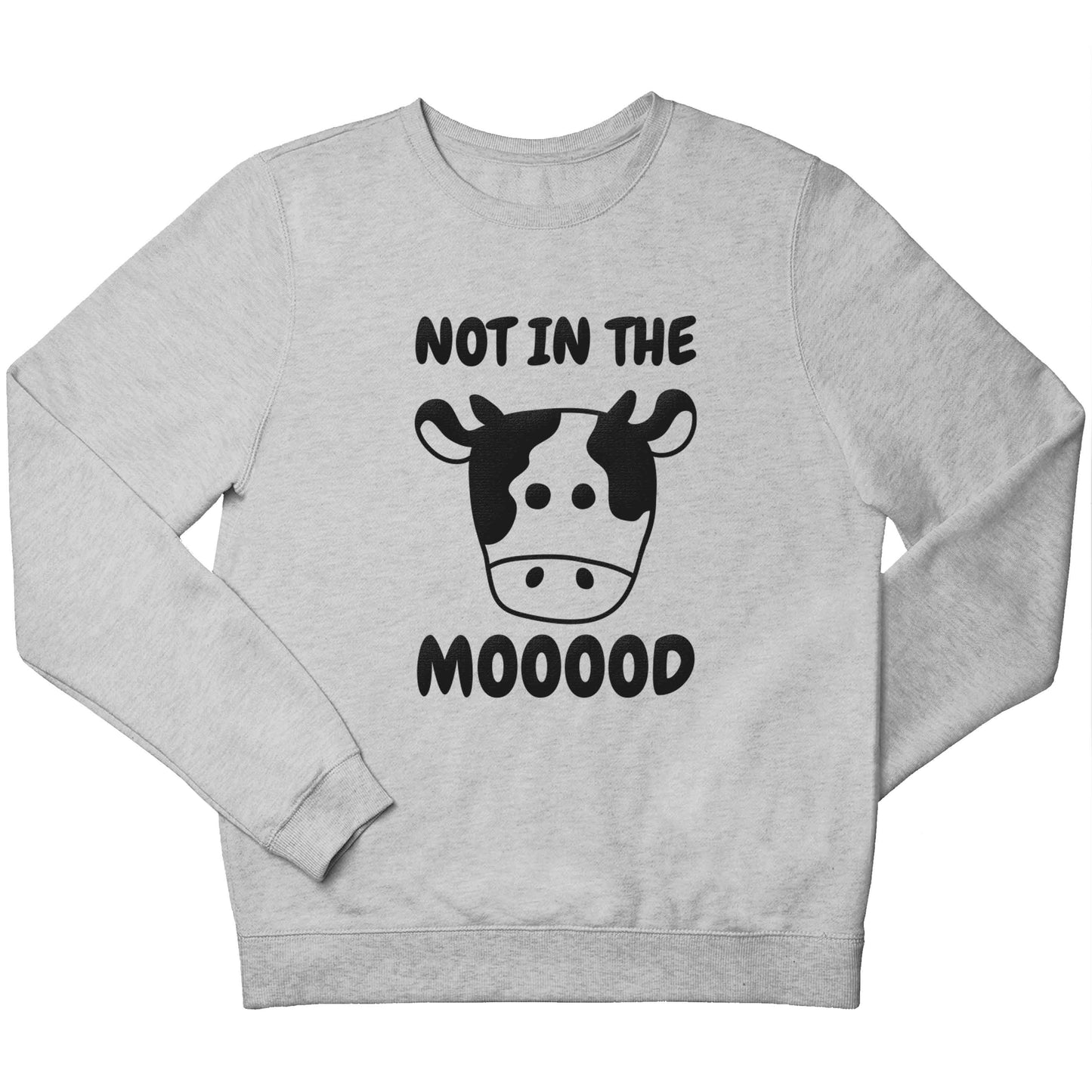 Not in the mood children's grey sweater 12-13 Years