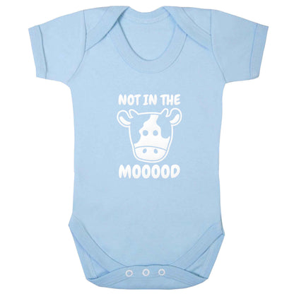 Not in the mood baby bodysuit pale blue 18-24 months