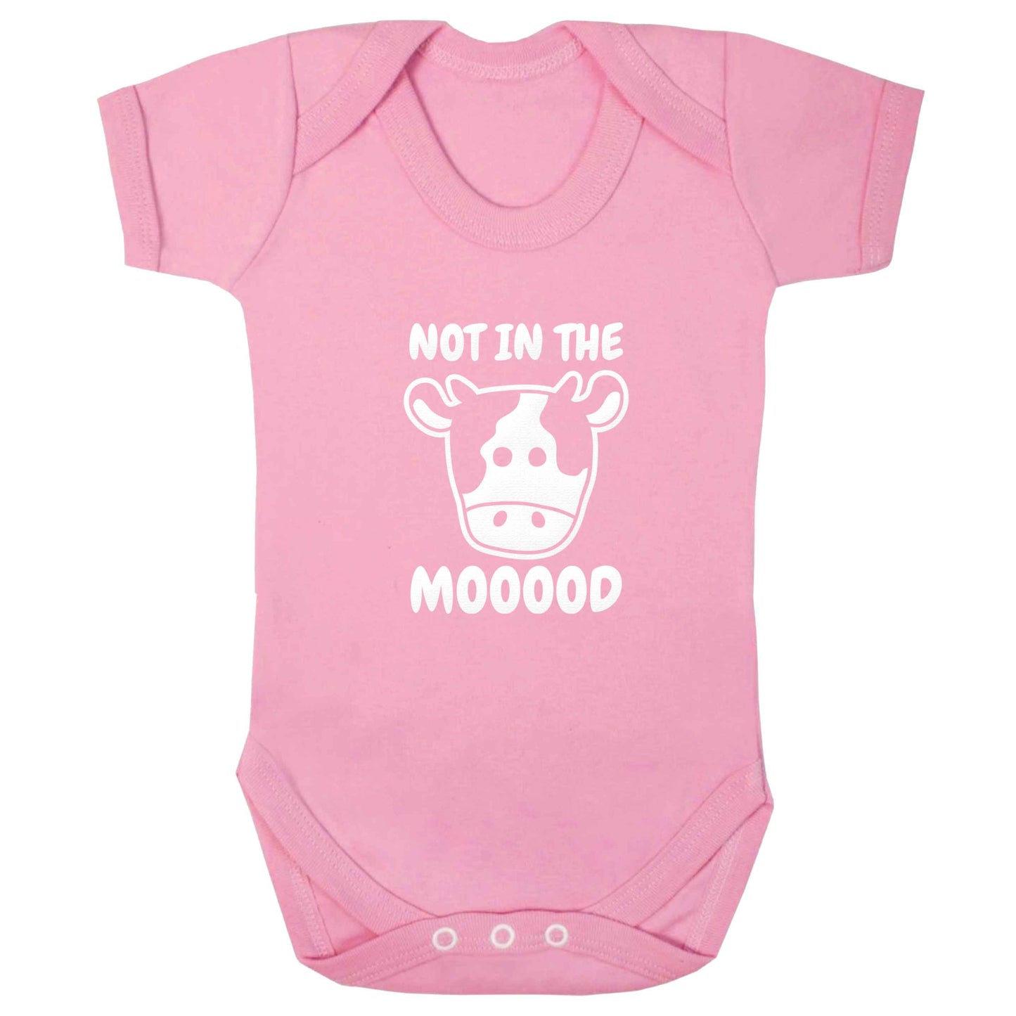 Not in the mood baby bodysuit pale pink 18-24 months