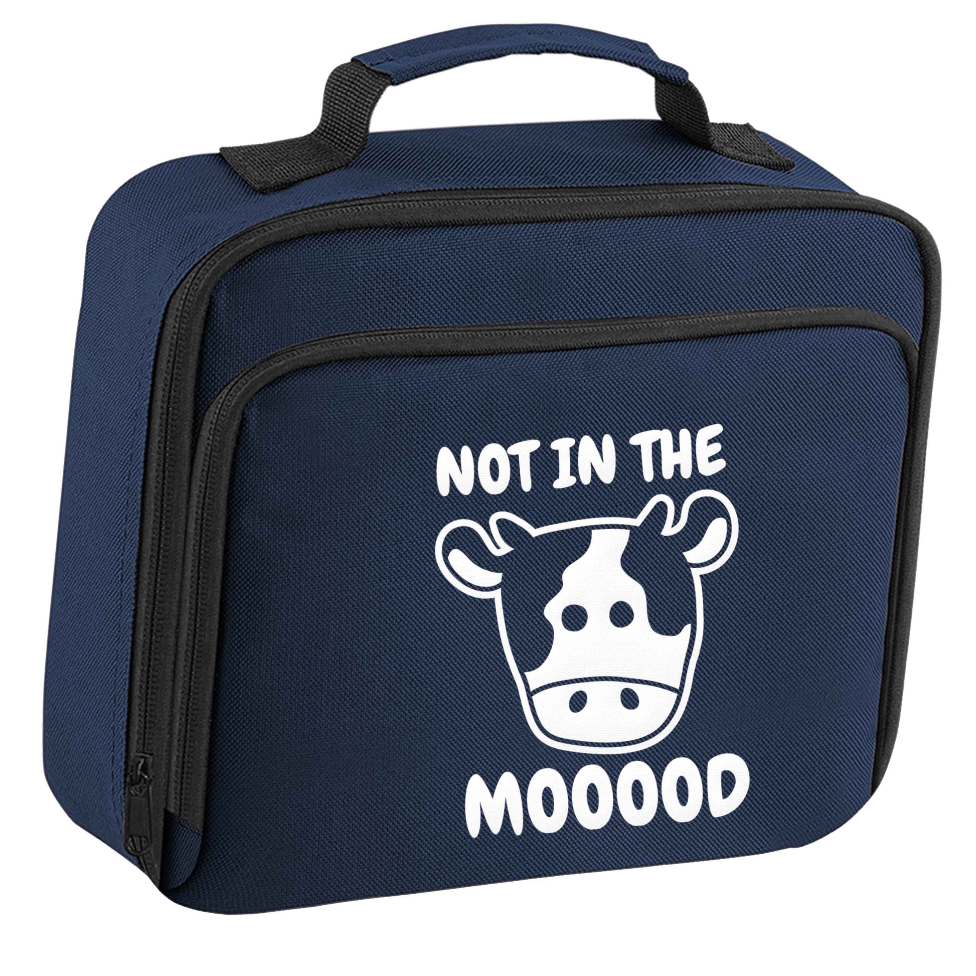 Not in the mood insulated navy lunch bag cooler