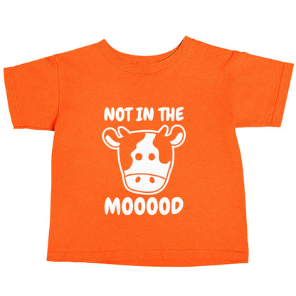Not in the mood orange baby toddler Tshirt 2 Years