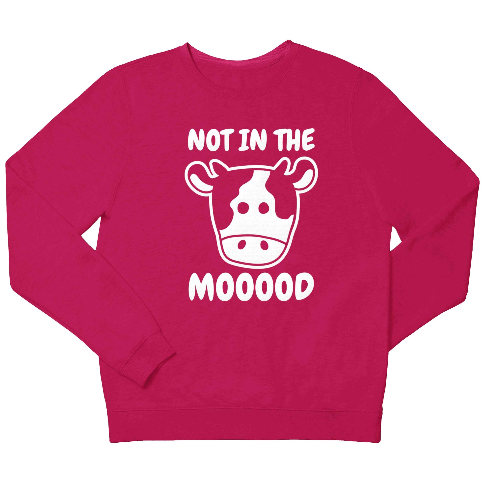 Not in the mood children's pink sweater 12-13 Years
