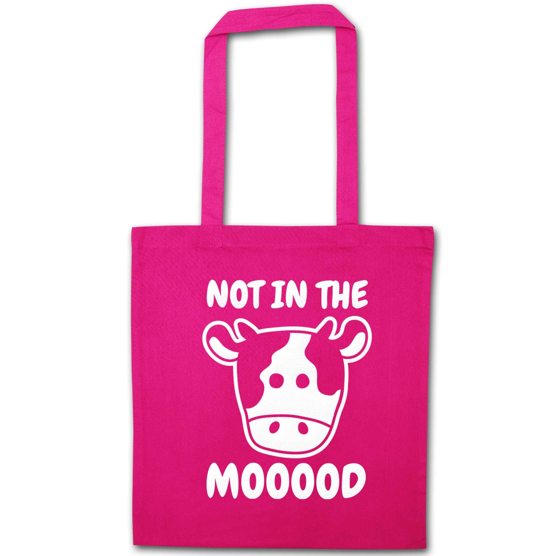 Not in the mood pink tote bag
