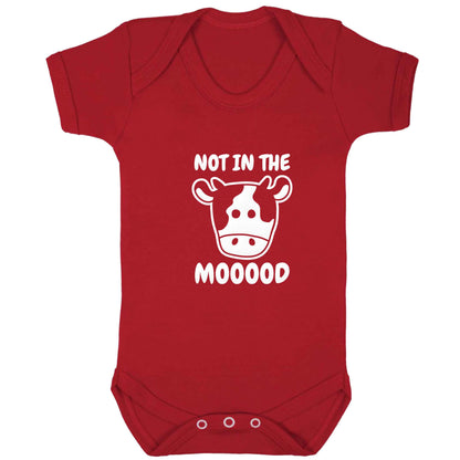 Not in the mood baby bodysuit red 18-24 months