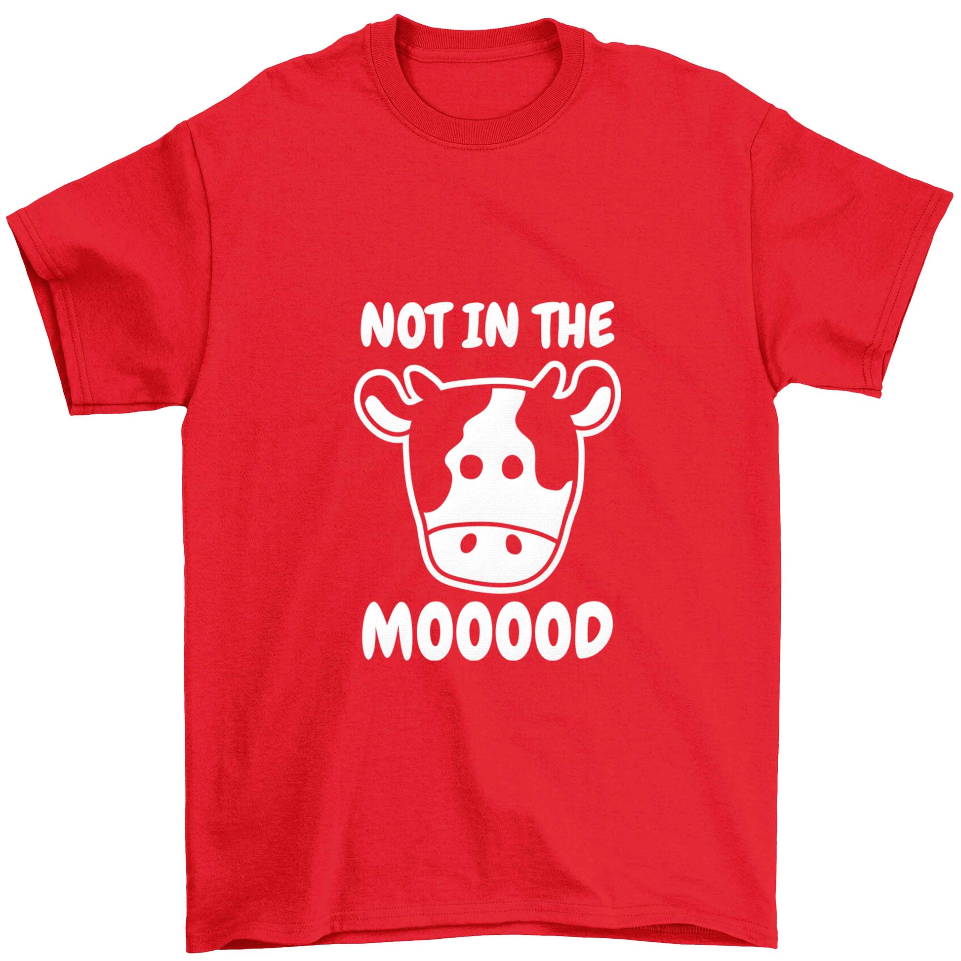 Not in the mood Children's red Tshirt 12-13 Years