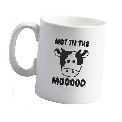 10 oz Not in the mood ceramic mug left sided