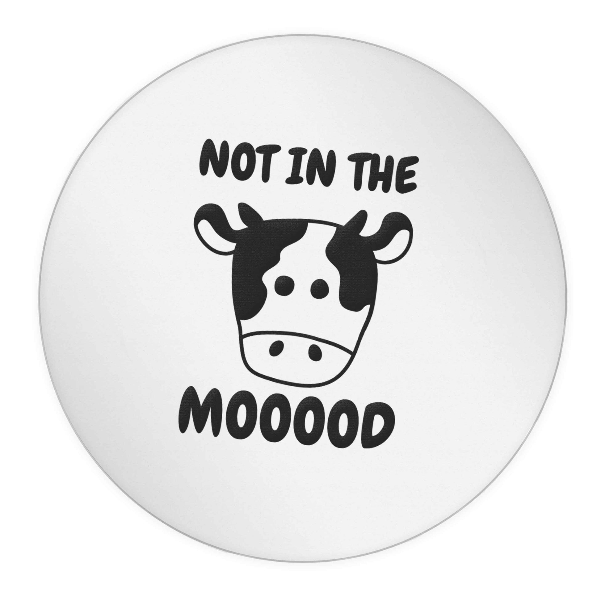 Not in the mood 24 @ 45mm matt circle stickers