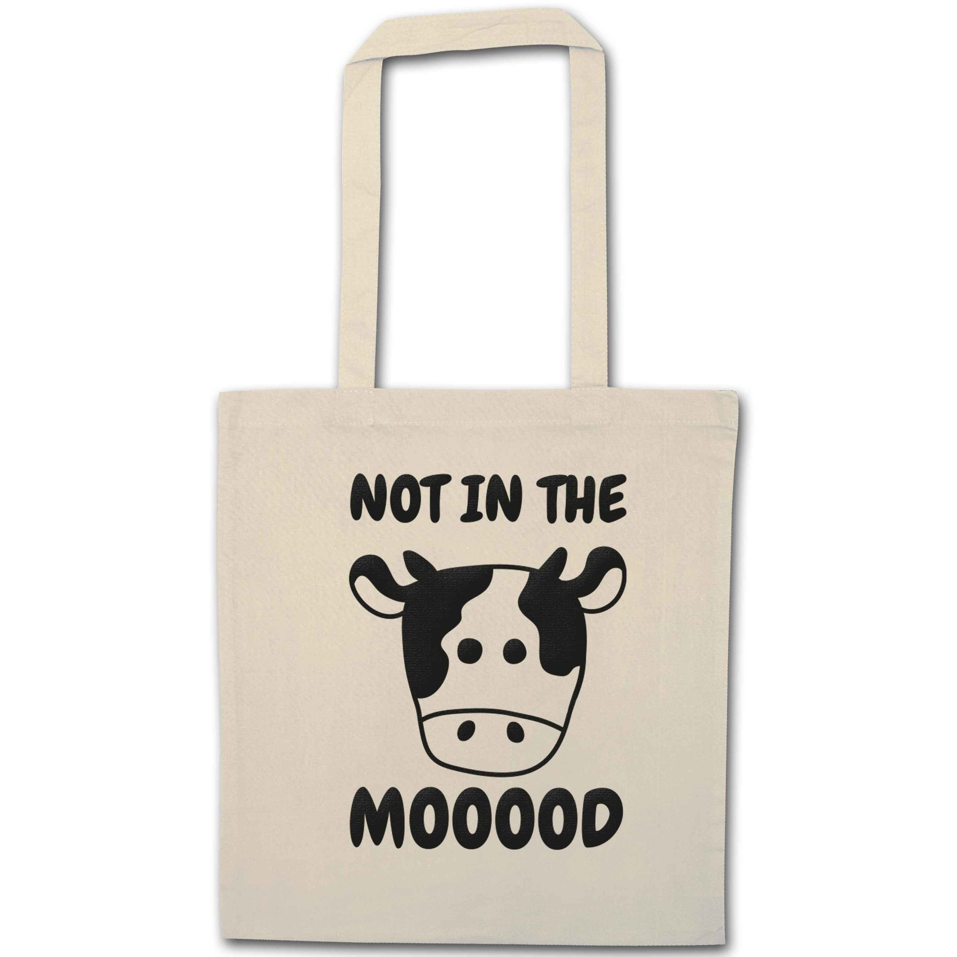 Not in the mood natural tote bag