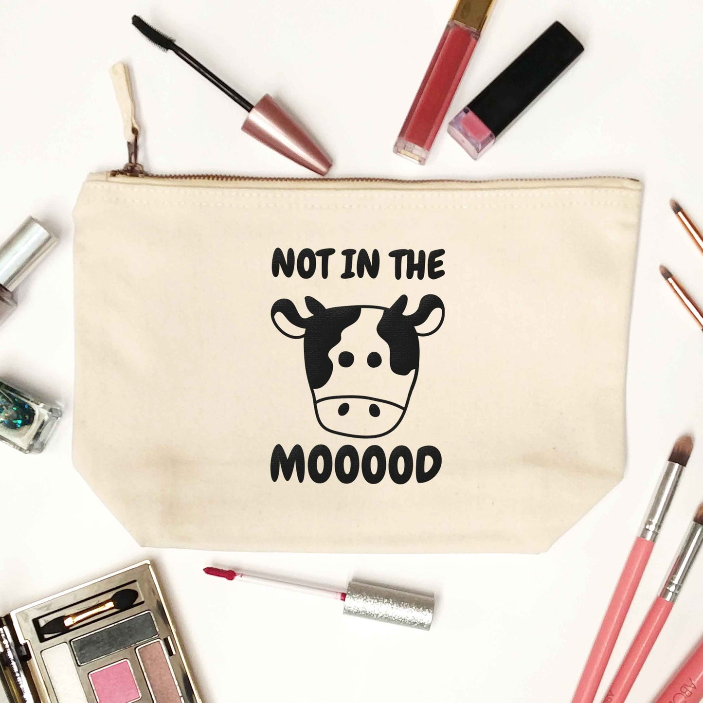 Not in the mood natural makeup bag