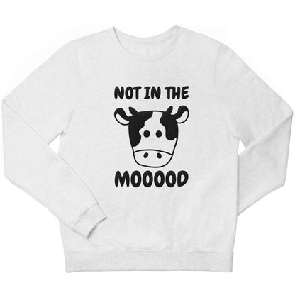 Not in the mood children's white sweater 12-13 Years