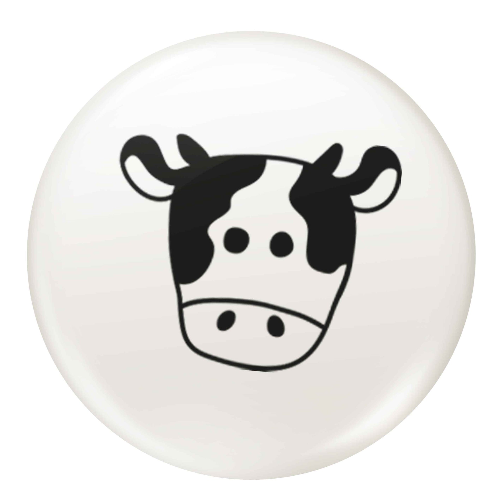 Cow illustration - pocket design small 25mm Pin badge