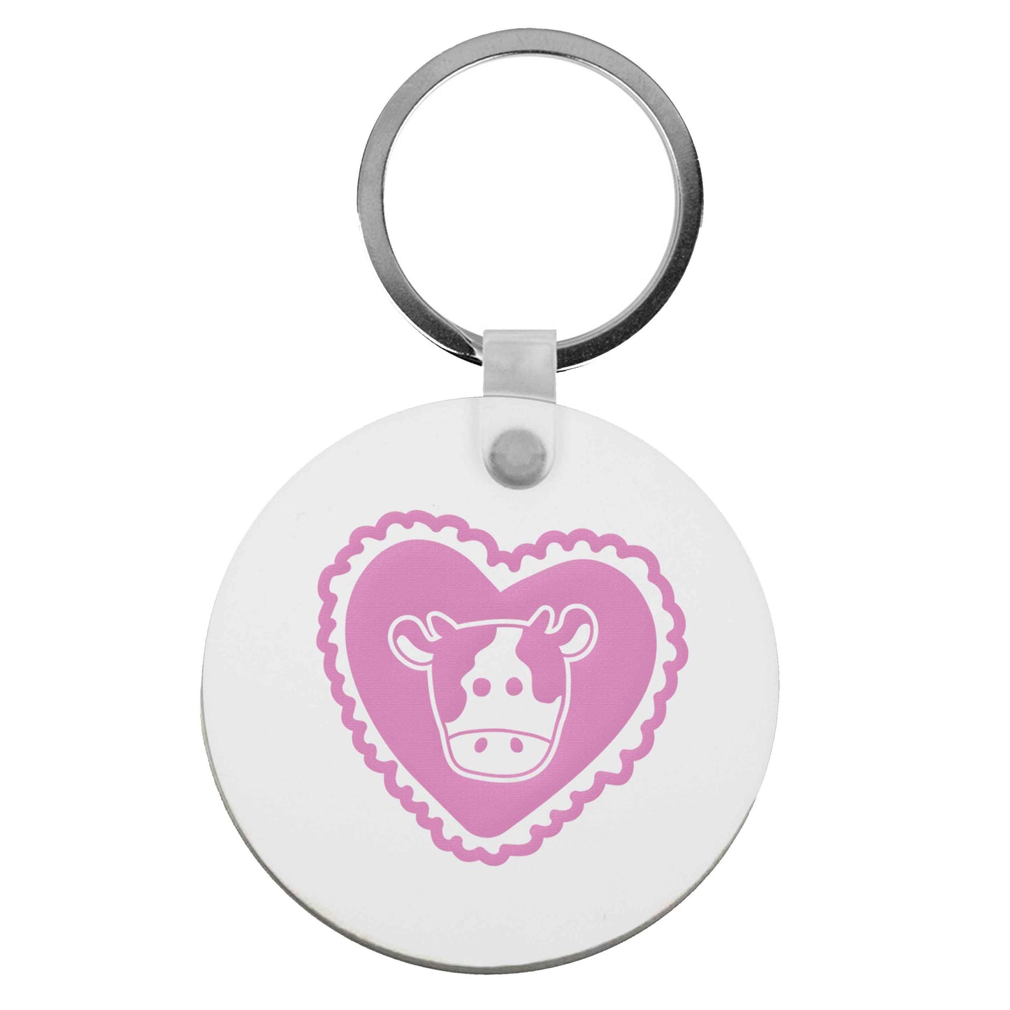 Cow heart illustration | Keyring