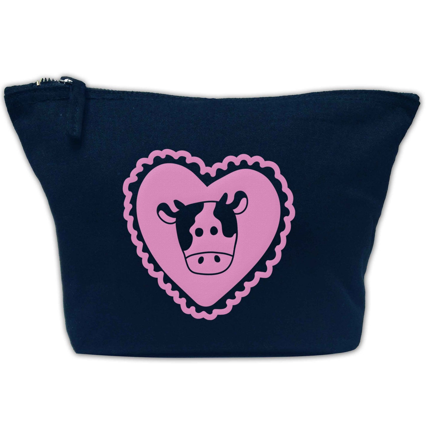 Cow heart illustration | Makeup / wash bag