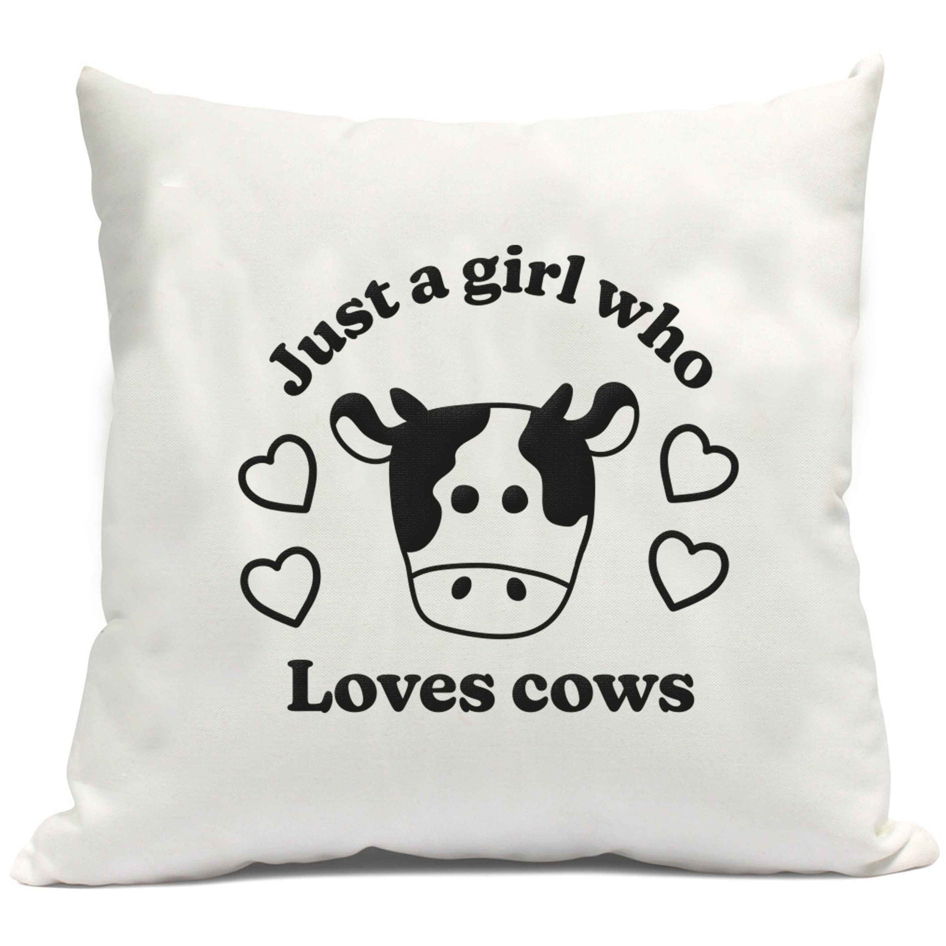 Just a girl who loves cows cushion cover