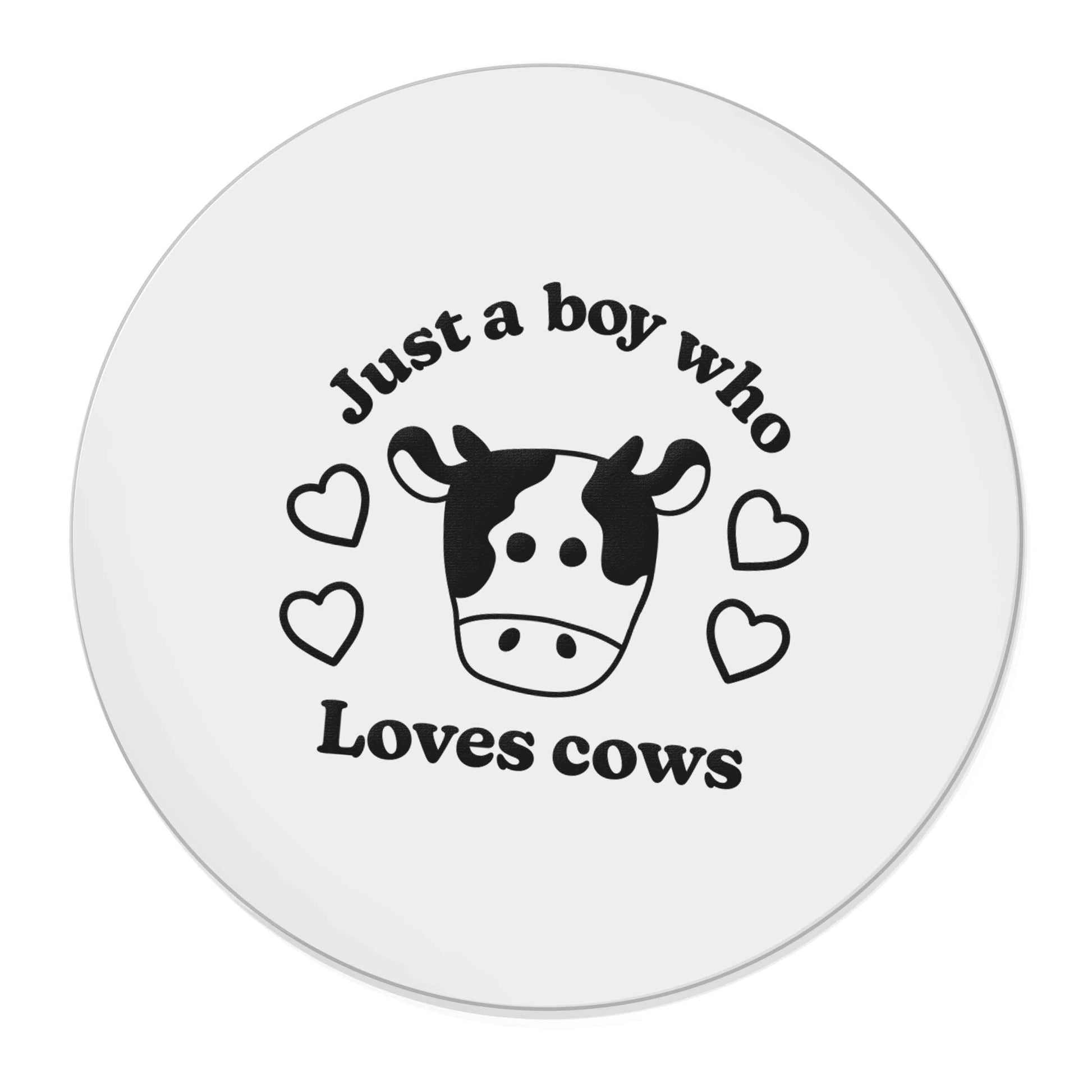 Just a boy who loves cows | Magnet