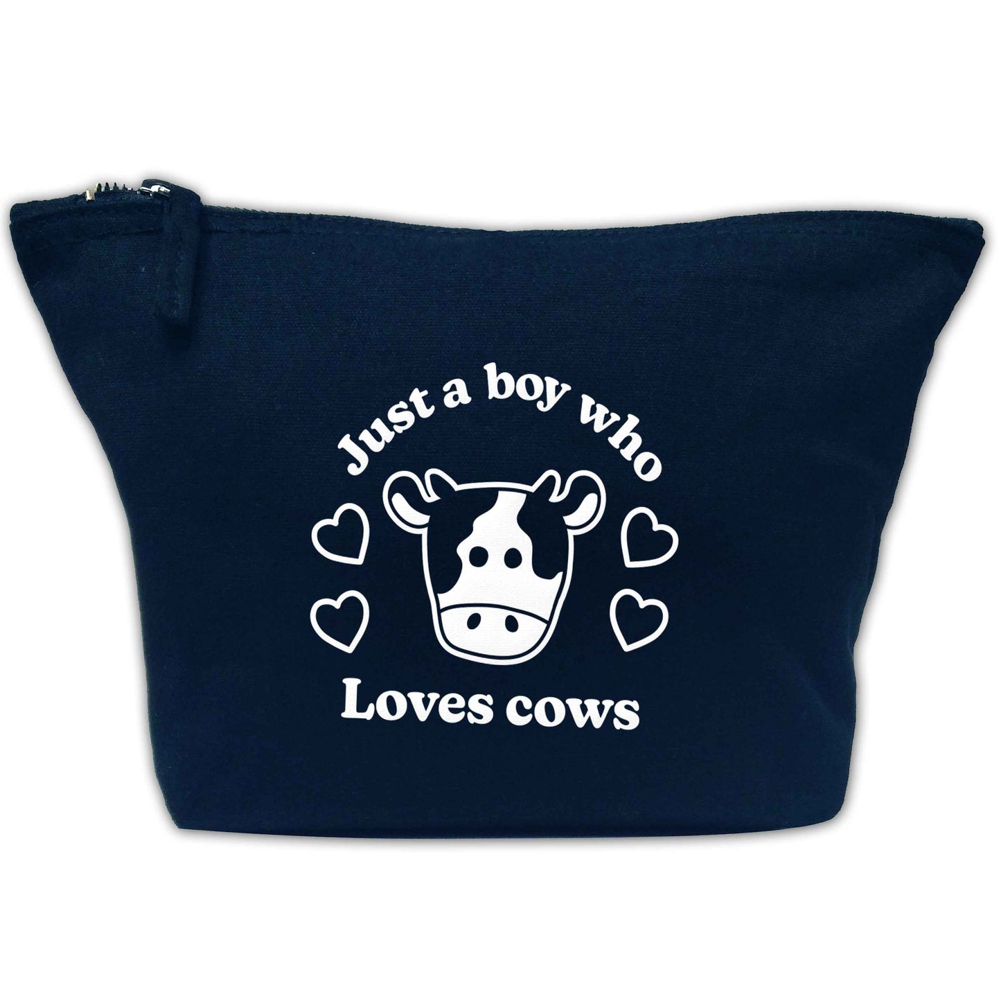Just a boy who loves cows | Makeup / wash bag