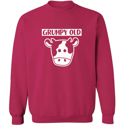 Grumpy old cow adult's unisex pink sweater 2XL