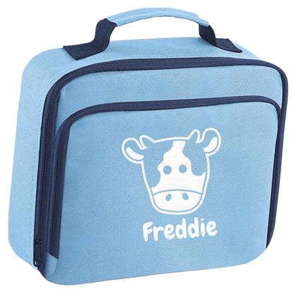 Personalised cow illustration with any name | Lunch bag cooler