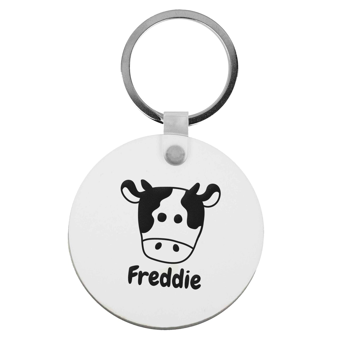 Personalised cow illustration with any name | Keyring