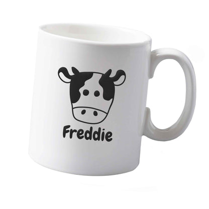 10 oz Personalised cow illustration with any name ceramic mug  both sides