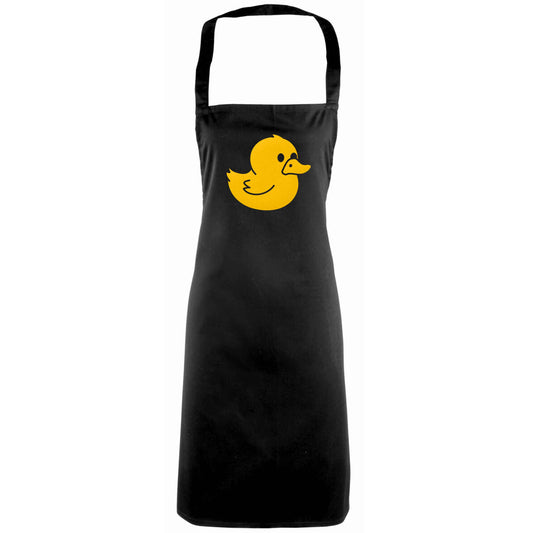 Duck illustration adults black apron