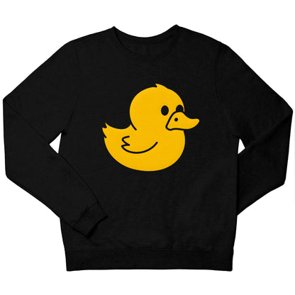 Duck illustration children's black sweater 12-13 Years