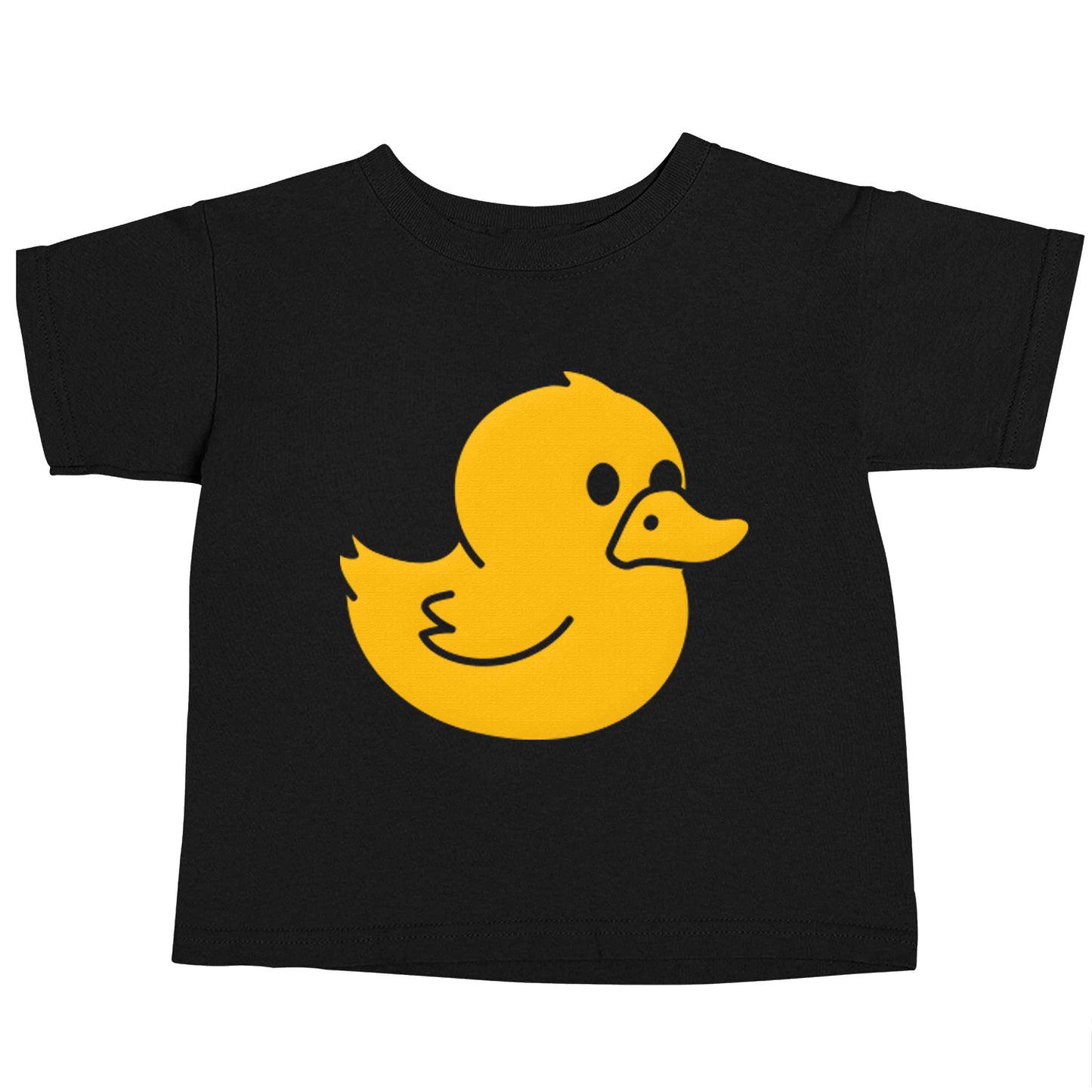 Duck illustration Black baby toddler Tshirt 2 years