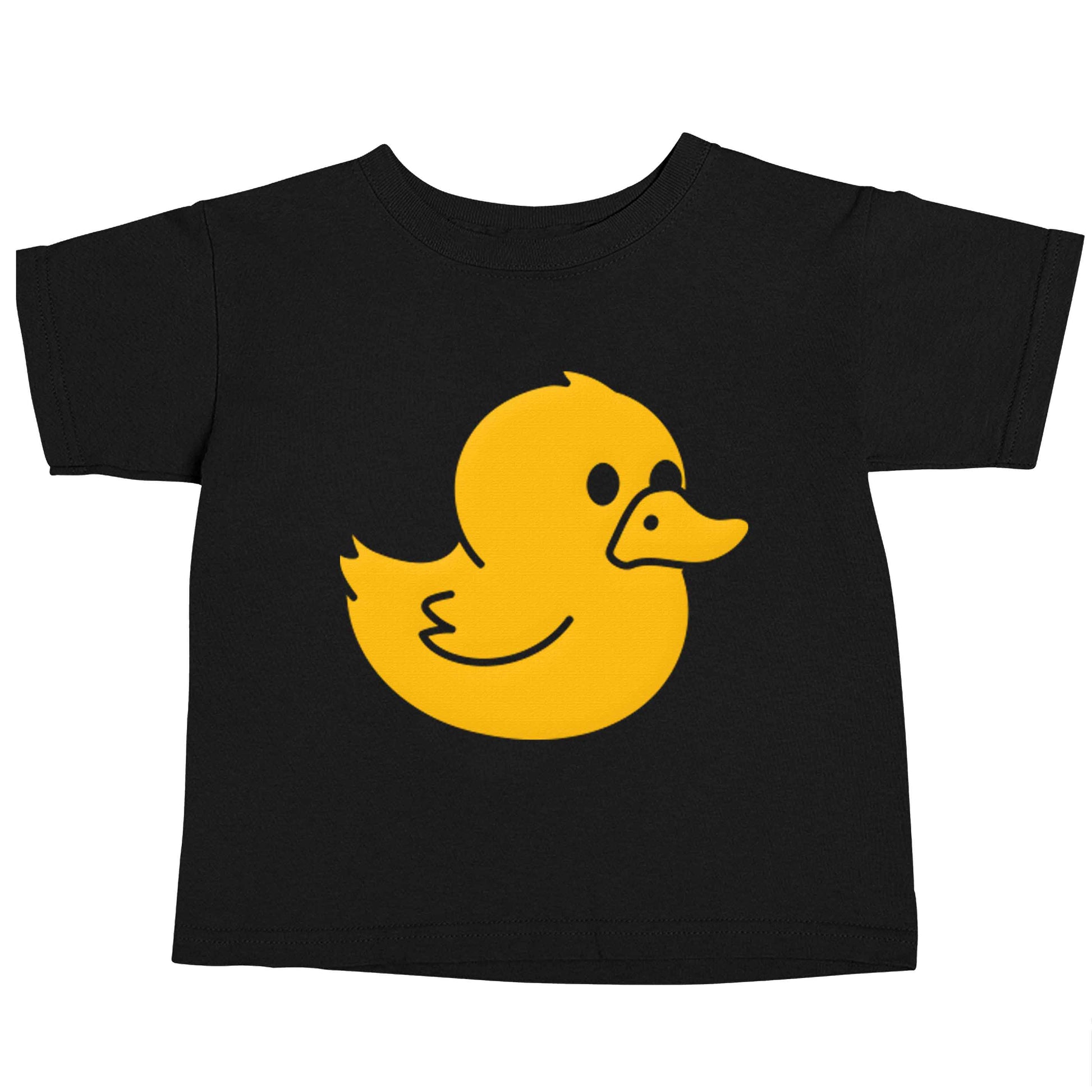 Duck illustration Black baby toddler Tshirt 2 years