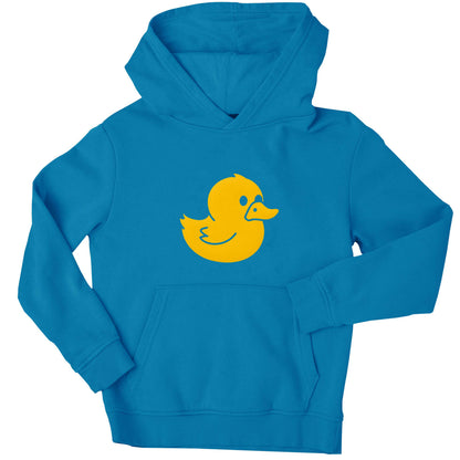 Duck illustration children's blue hoodie 12-13 Years